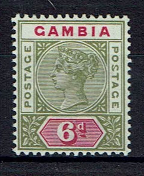 Image of Gambia SG 43a MM British Commonwealth Stamp